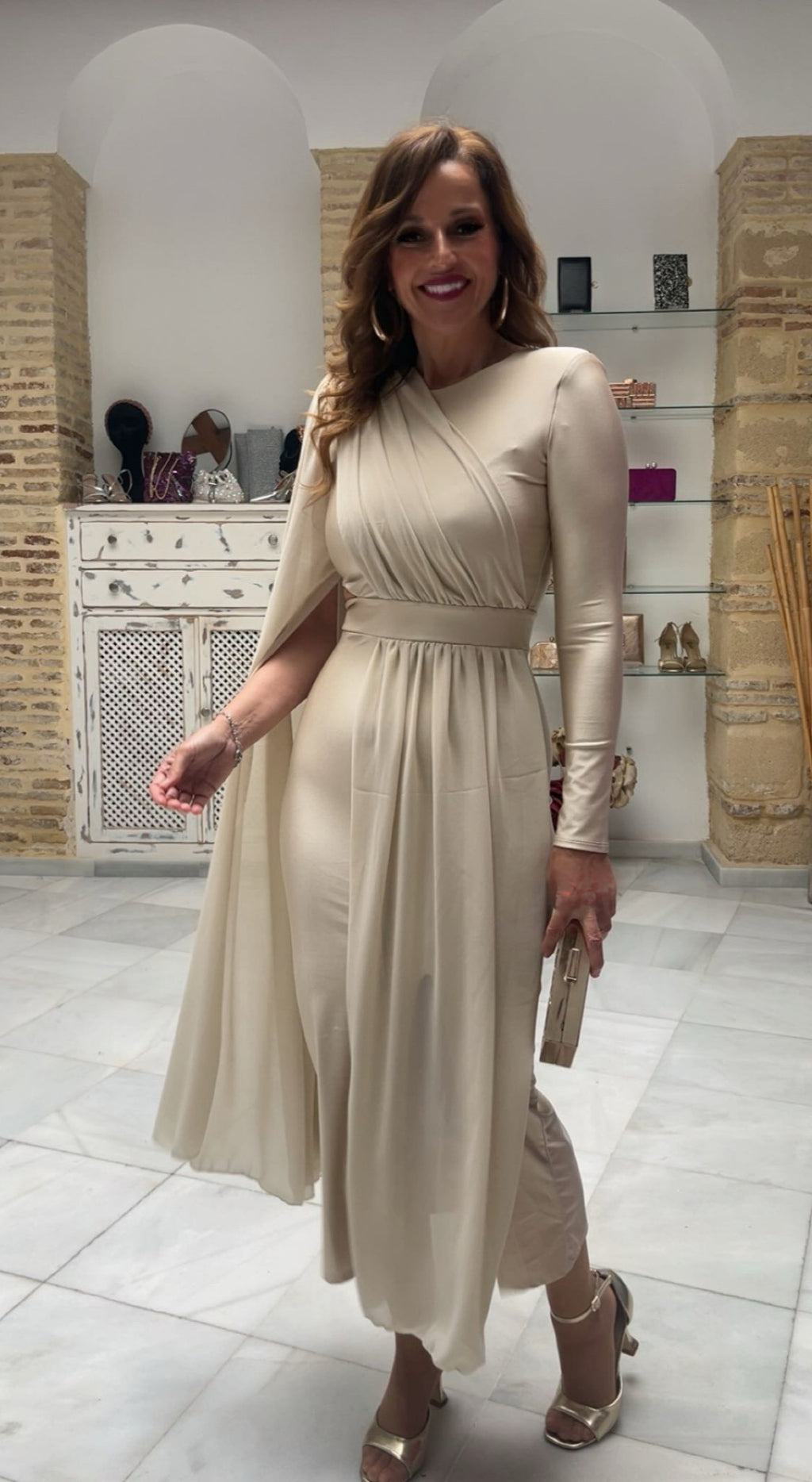 Vestido Nazaret Beige