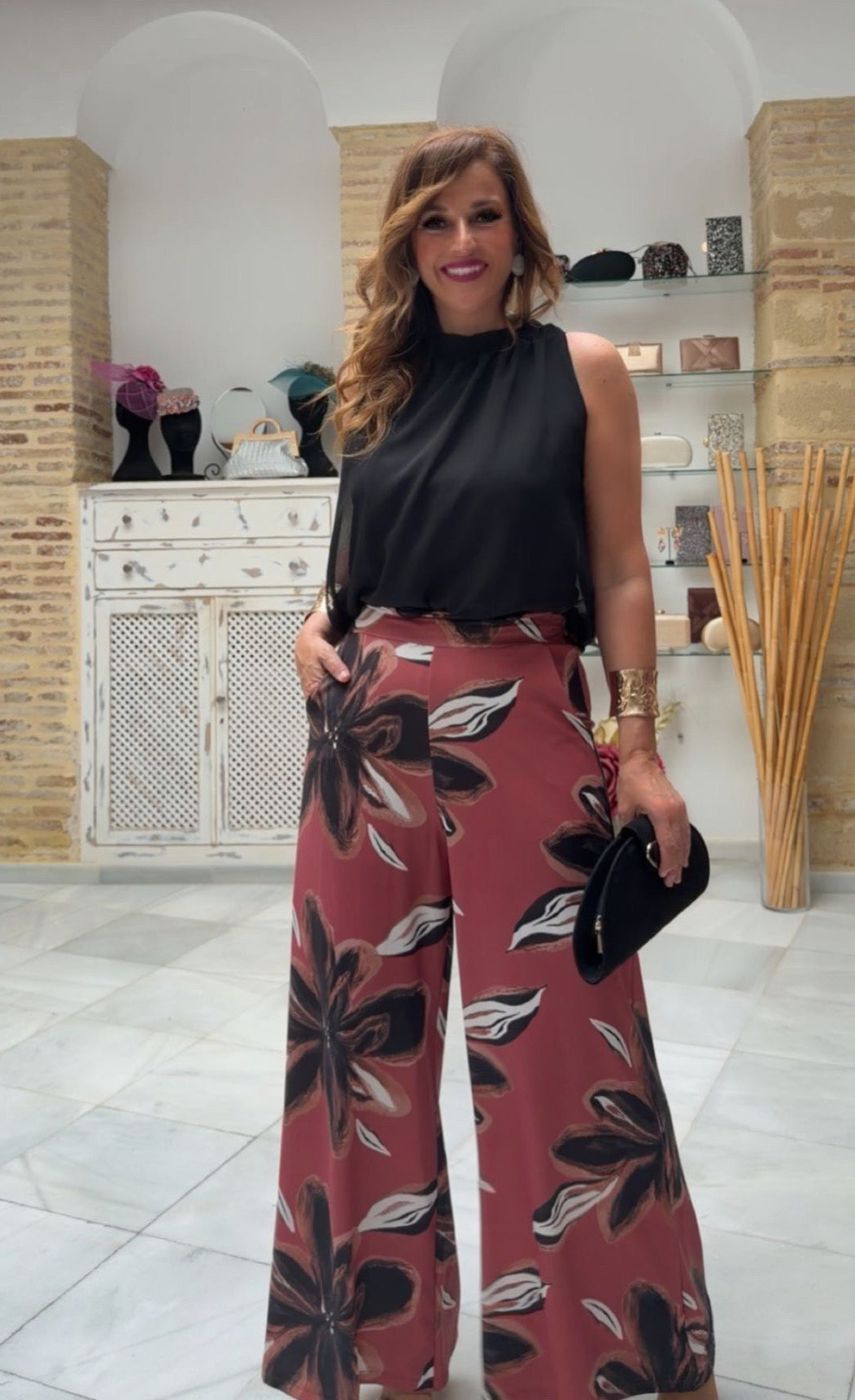 Pantalón Deborah Teja