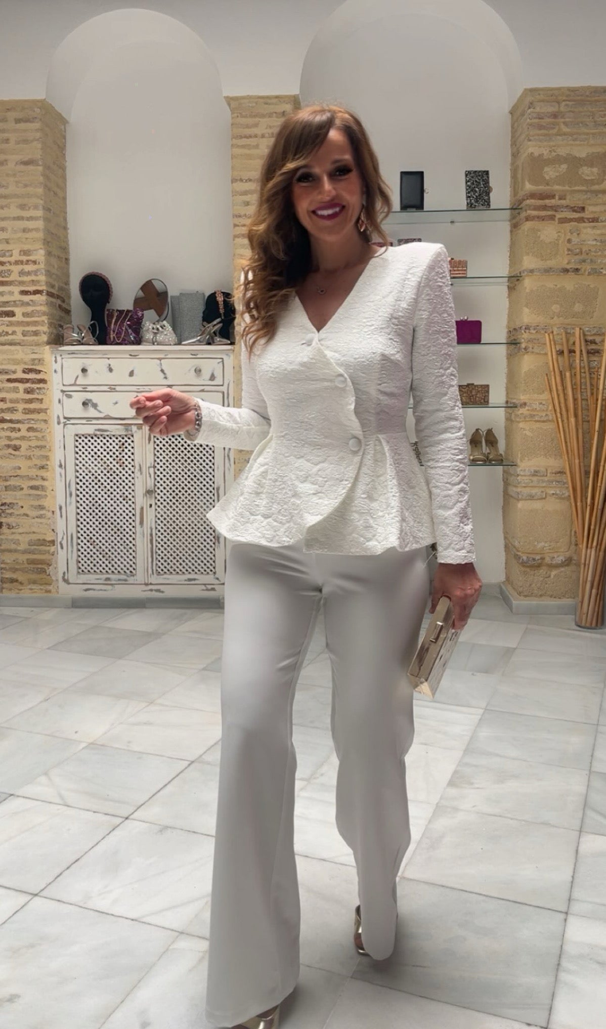 Conjunto Luna Blanco