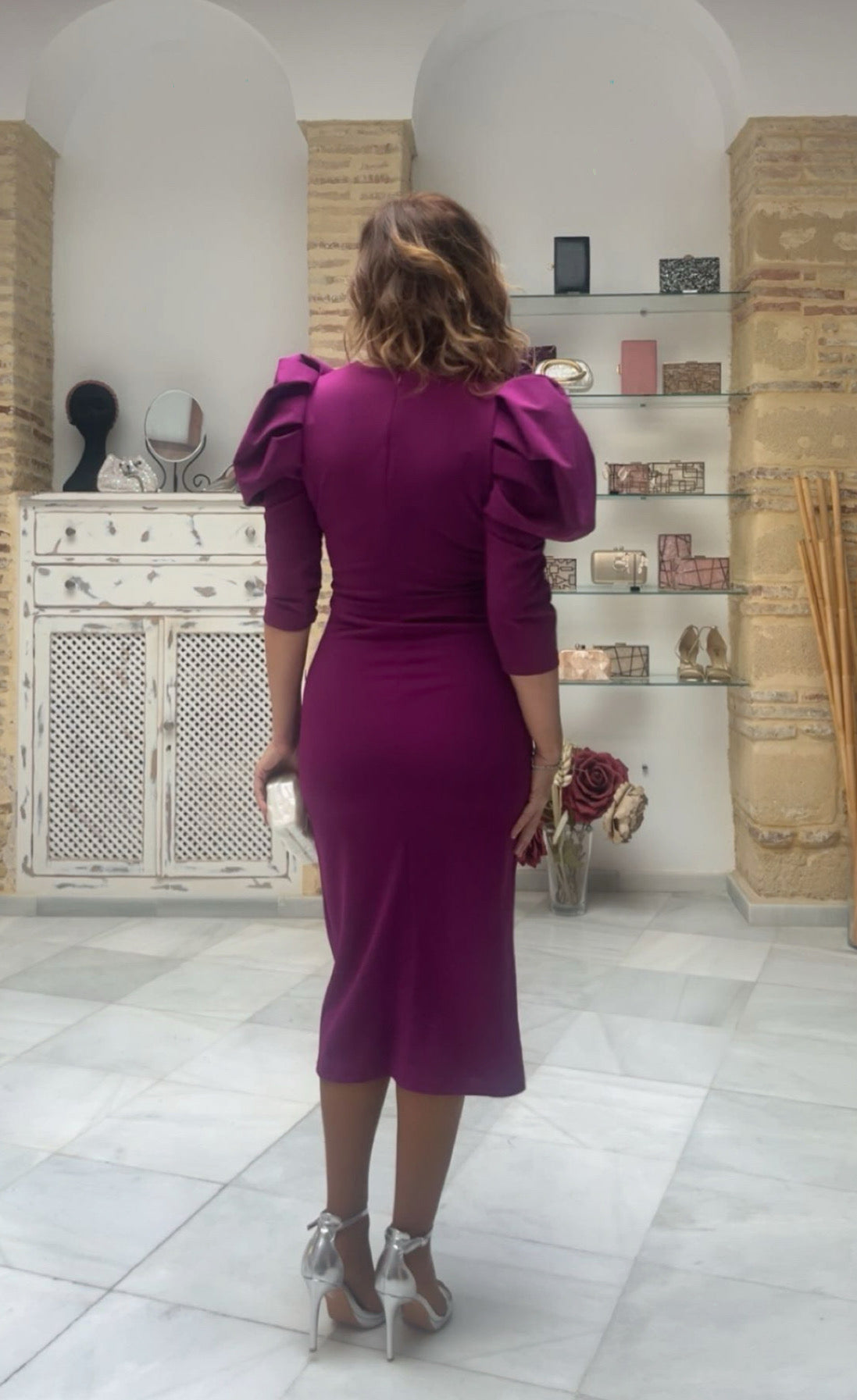Vestido Priscila Buganvilla