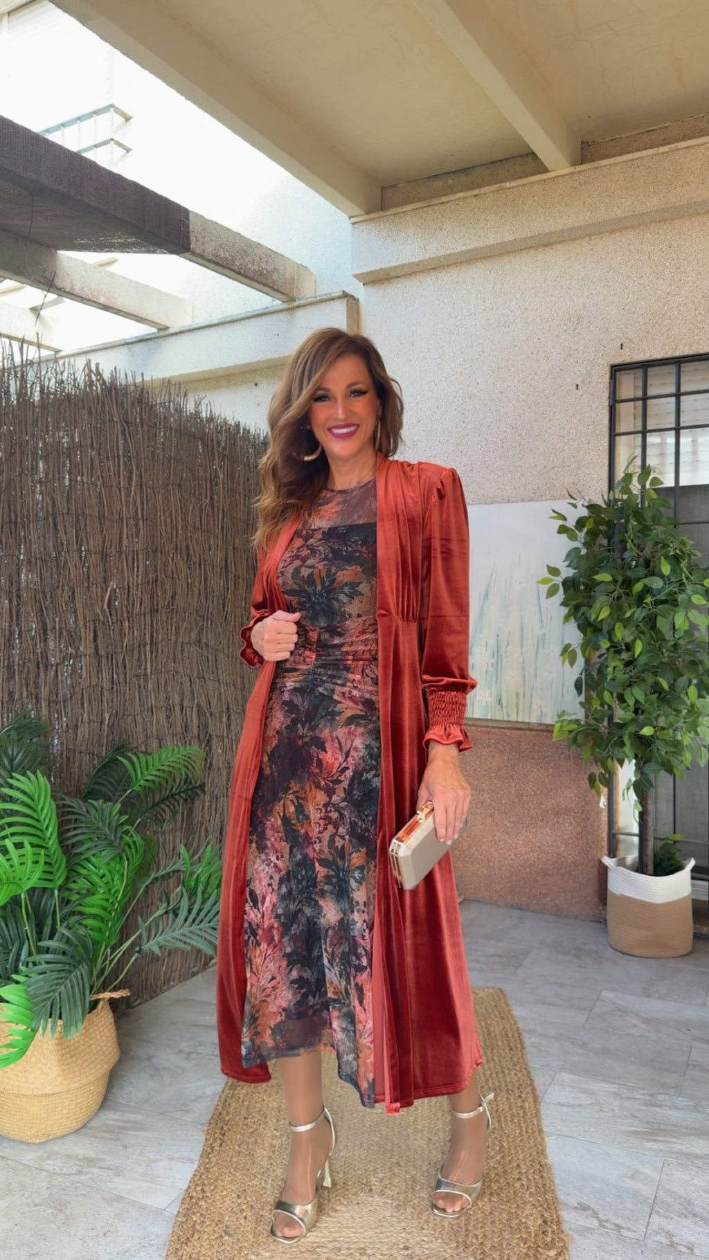 Vestido Petra Teja