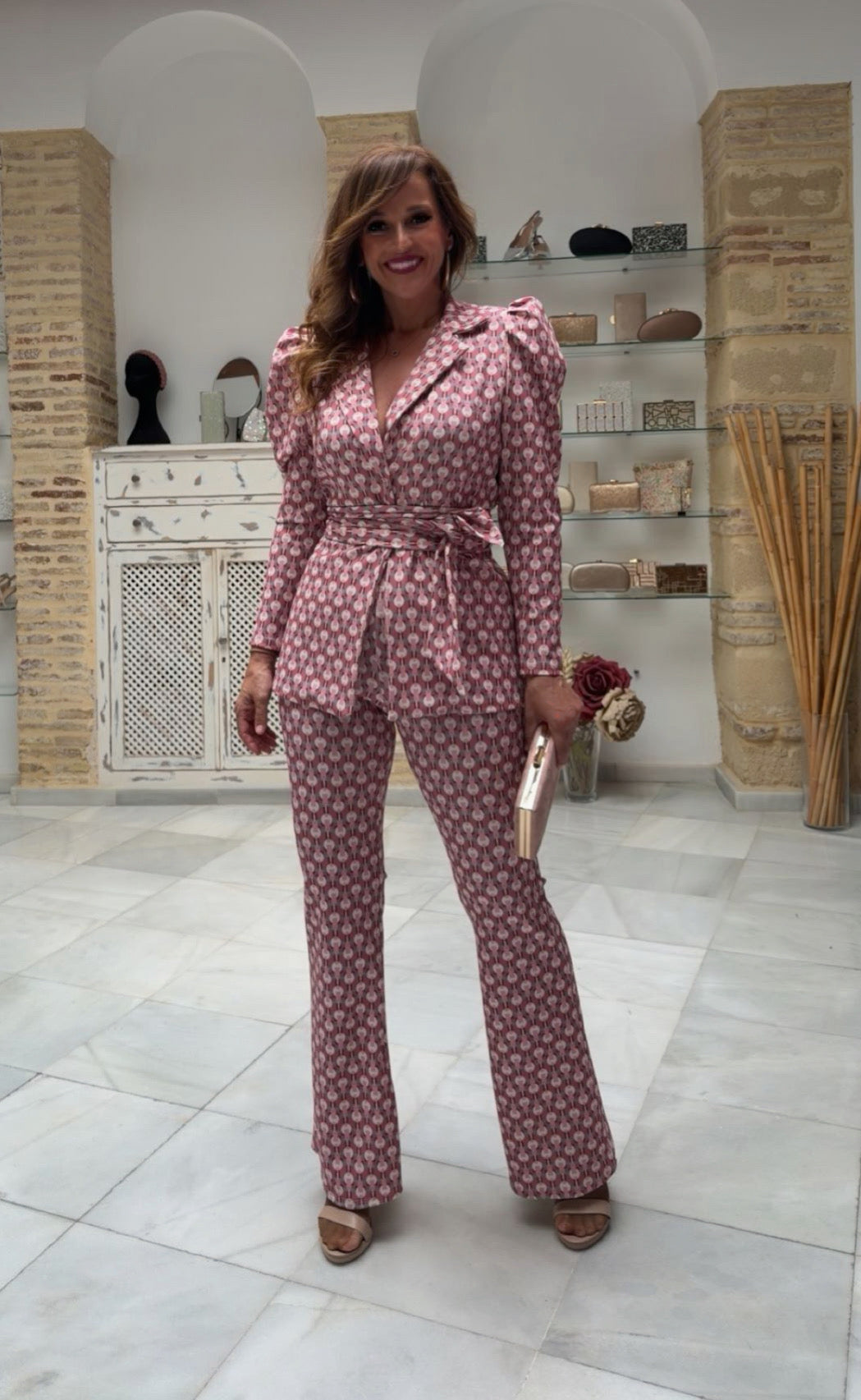 Conjunto Cinta Rosa Nude