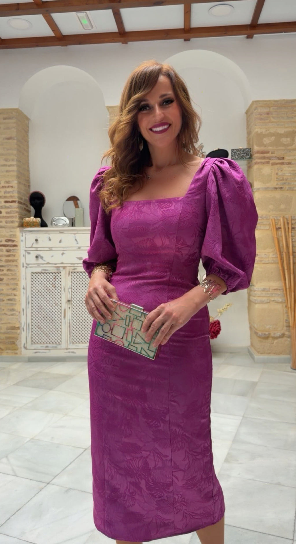 Vestido Azahar Buganvilla