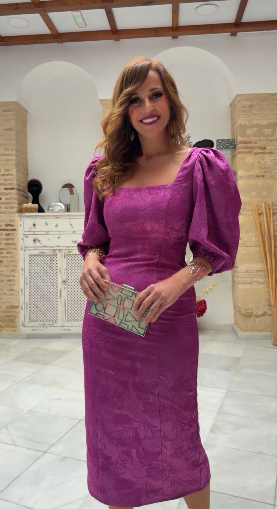 Vestido Azahar Buganvilla