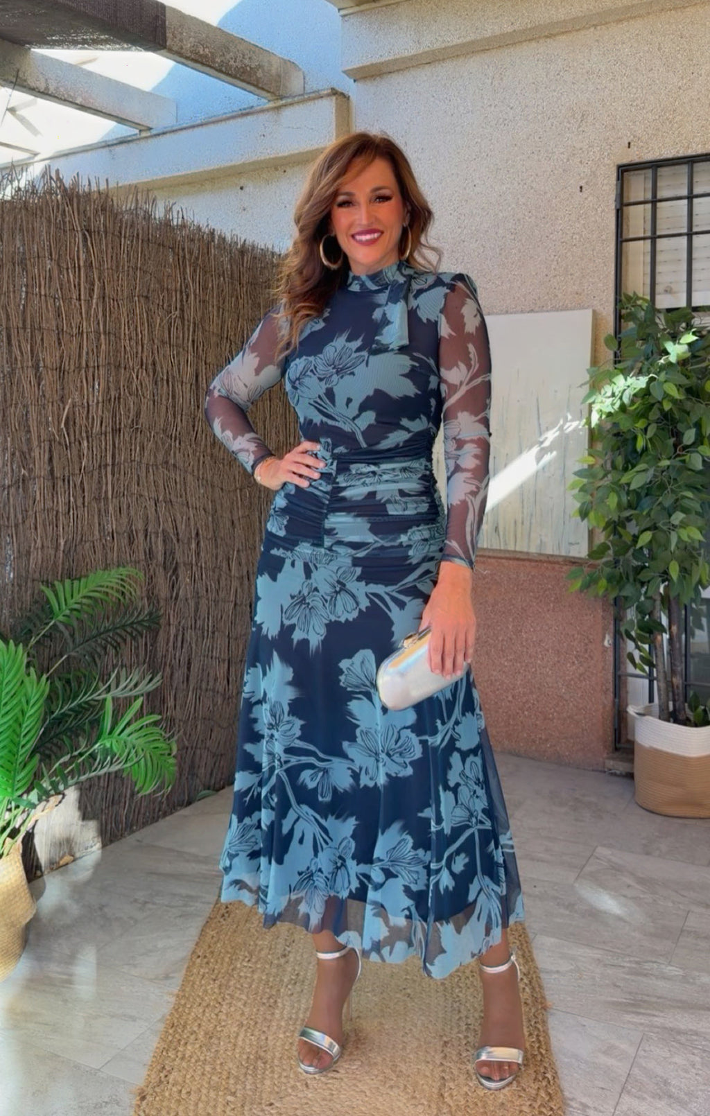 Vestido Luna Azul Marino