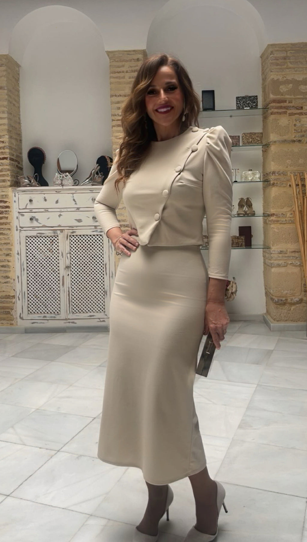 Conjunto Sabrina Beige