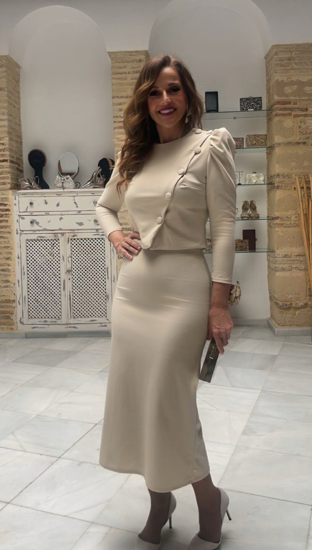 Conjunto Sabrina Beige