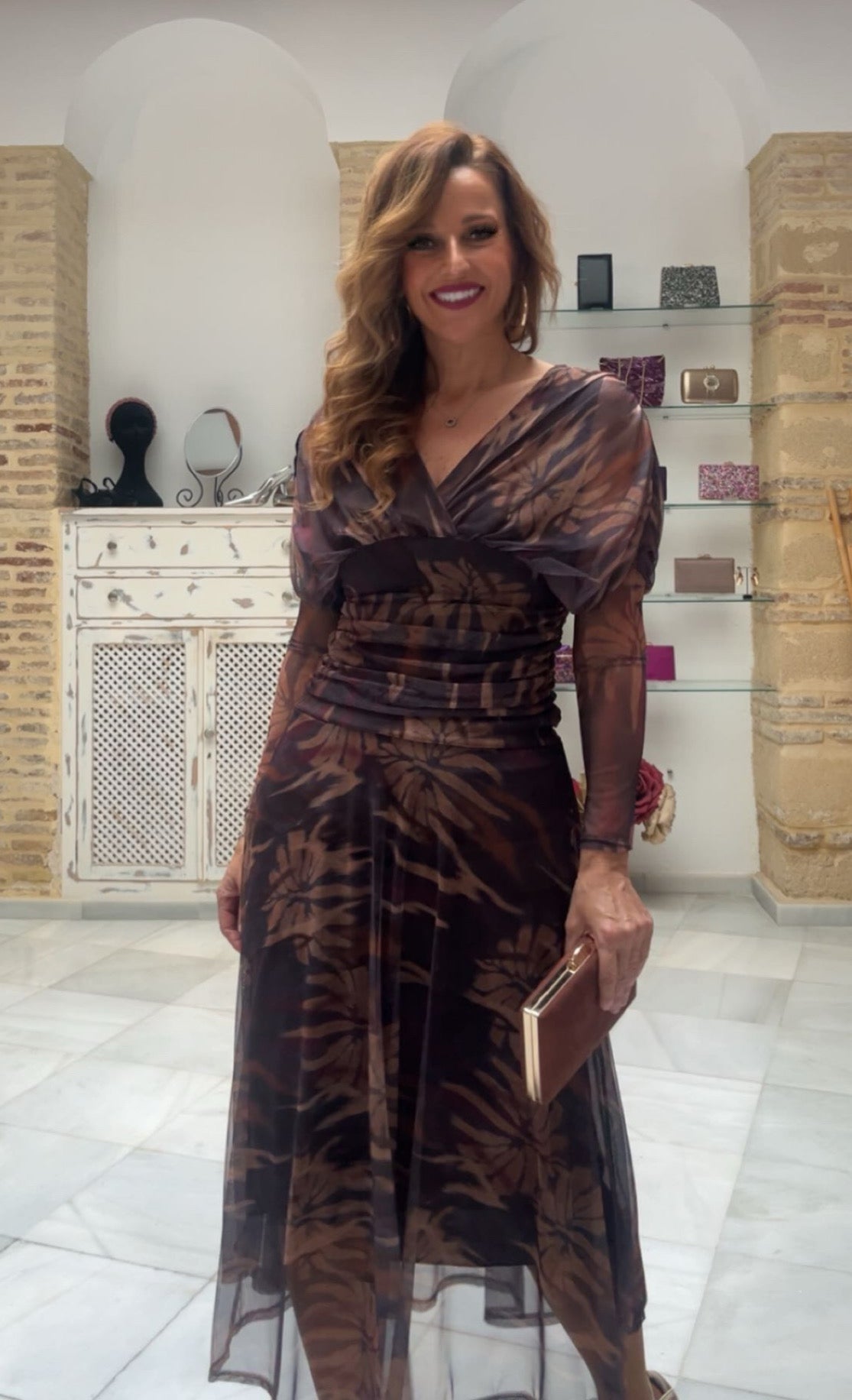 Vestido Altea Marrón