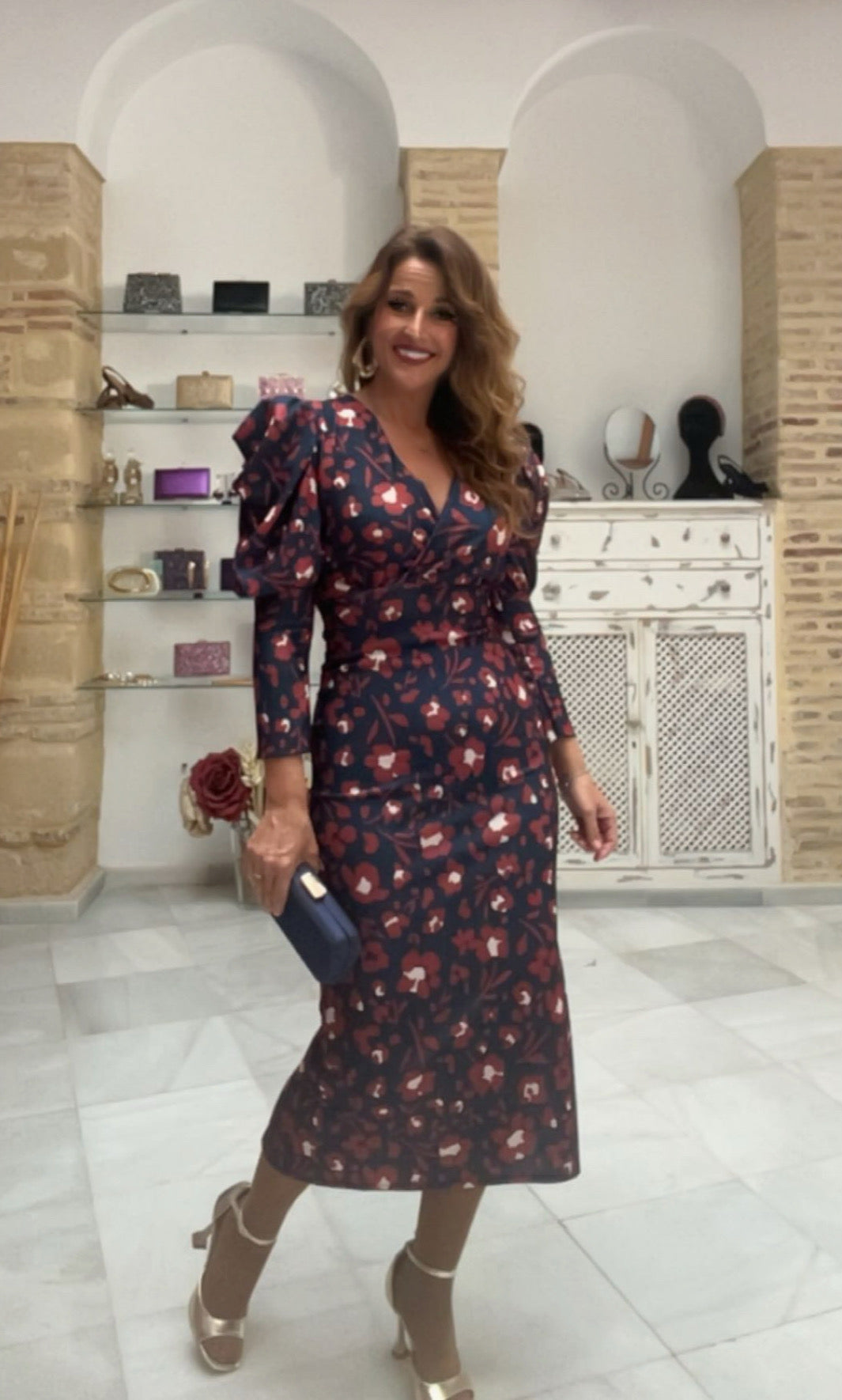 Vestido Layla Azul Marino