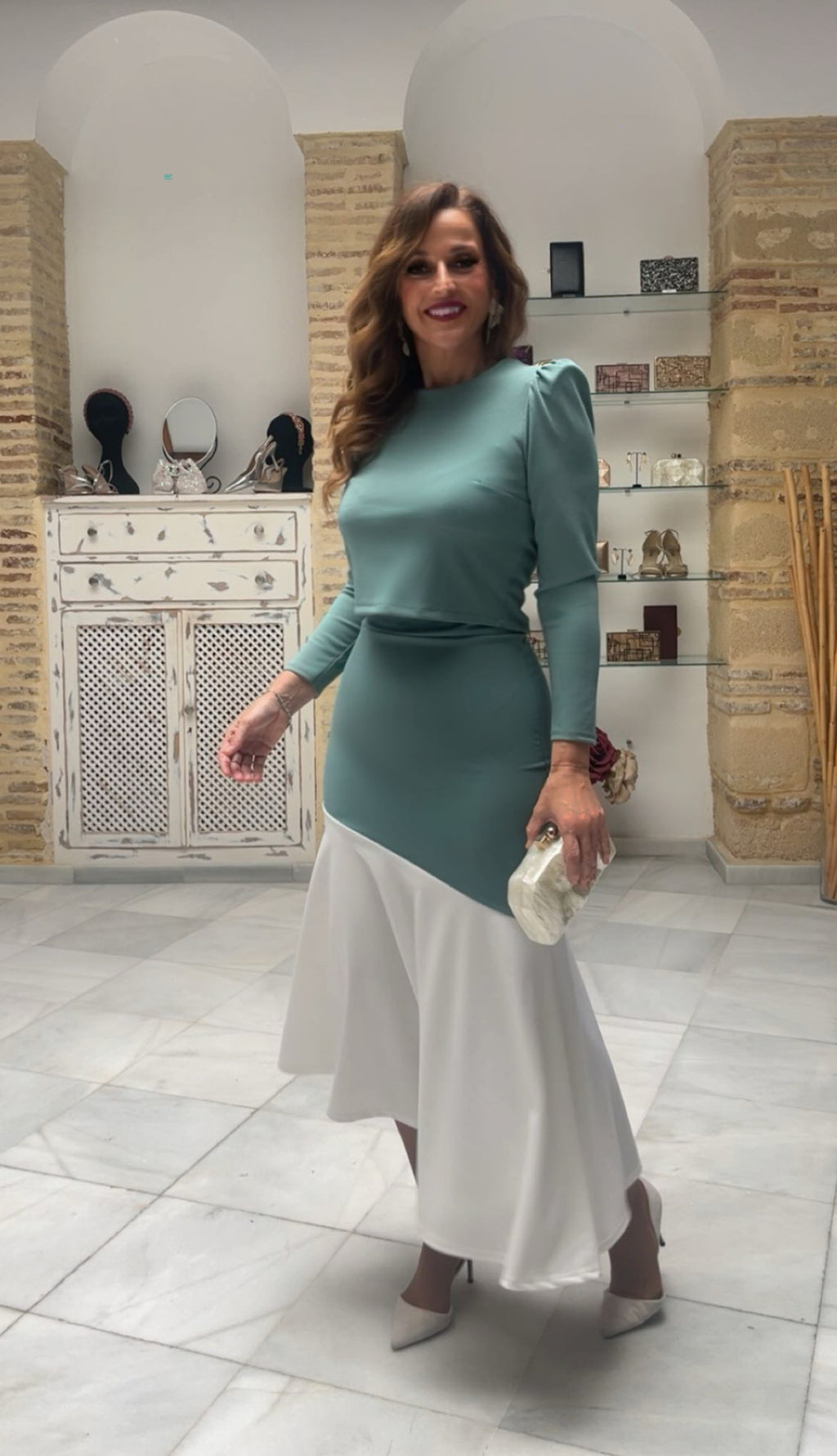 Conjunto Lorena Verde Empolvado