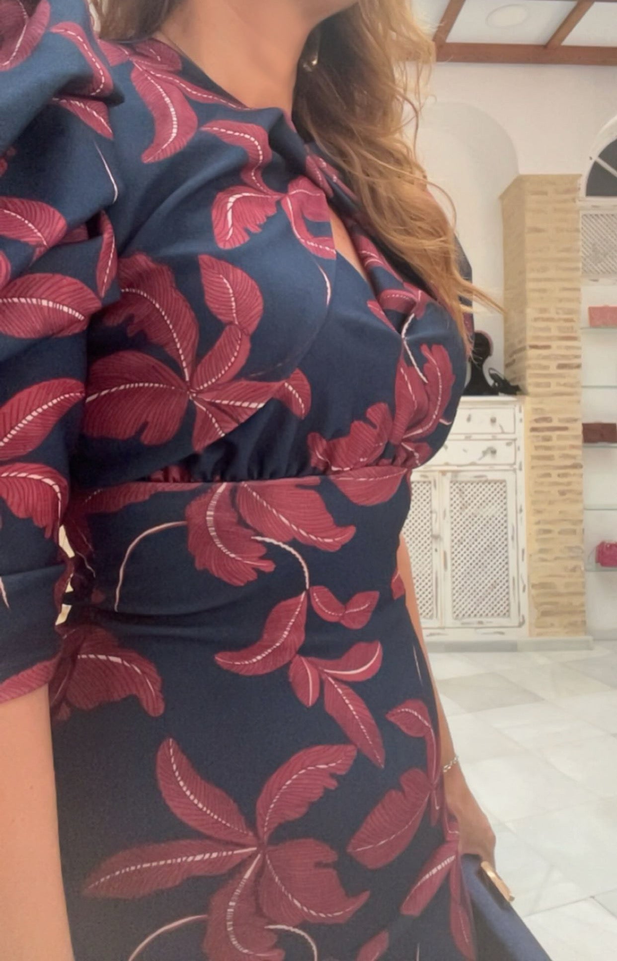 Vestido Martina Azul Marino