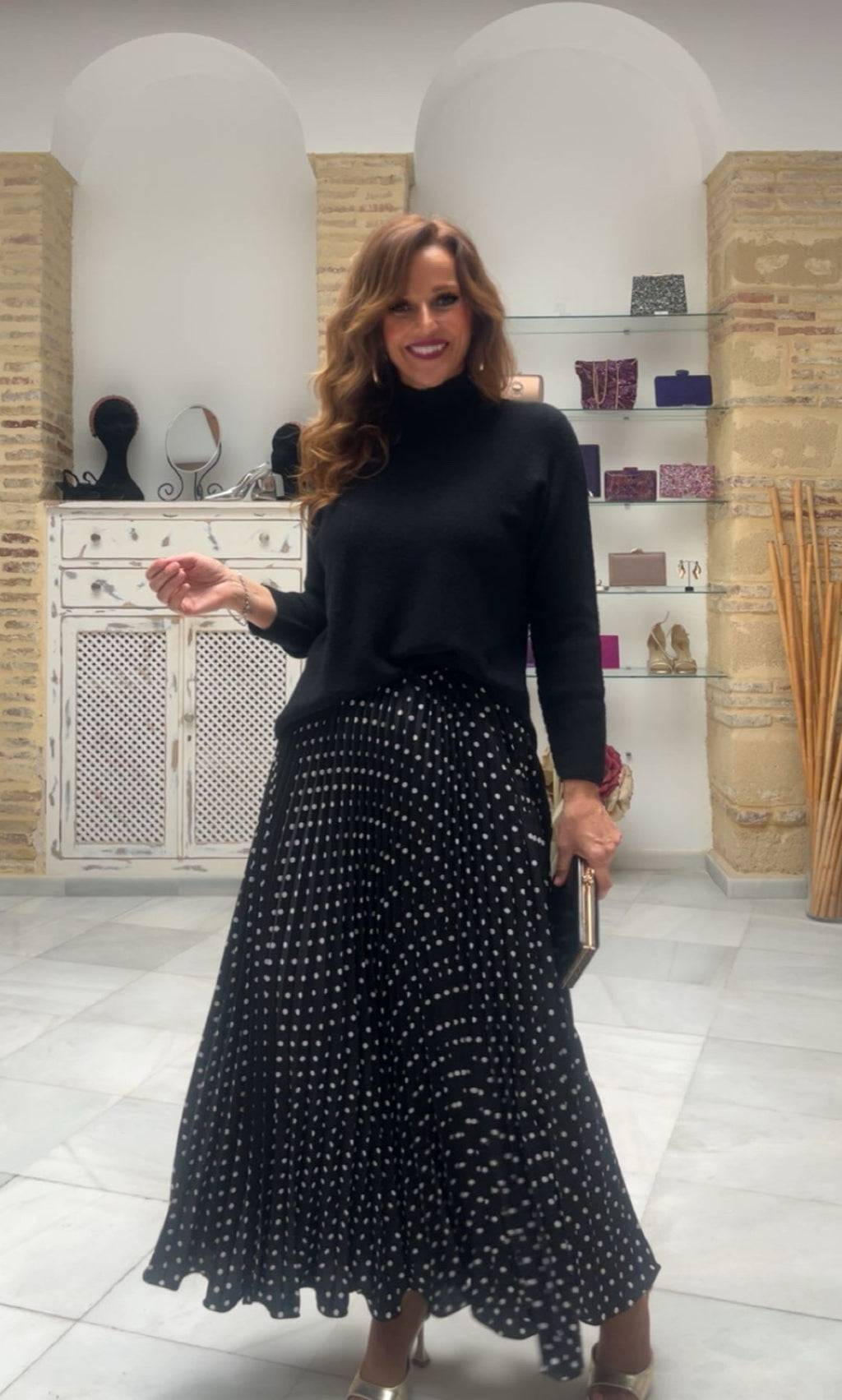 Falda Plisada Carmela