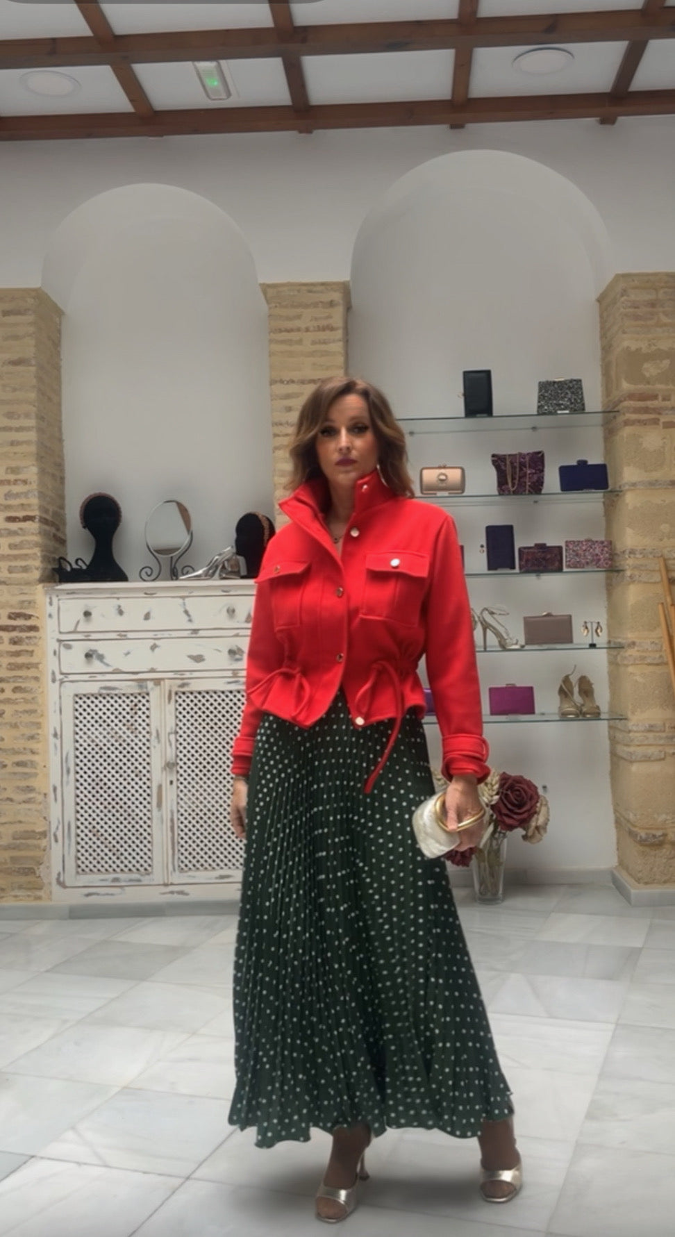 Falda Plisada Carmela