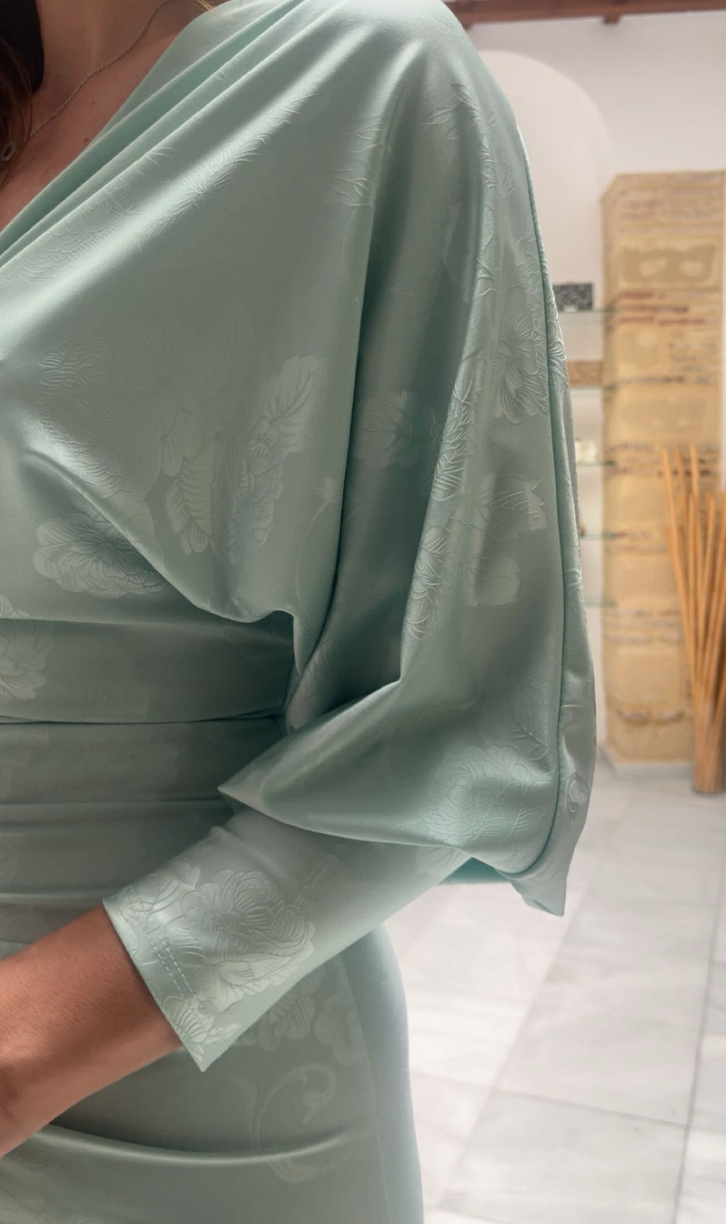 Vestido Ginebra Verde Mar