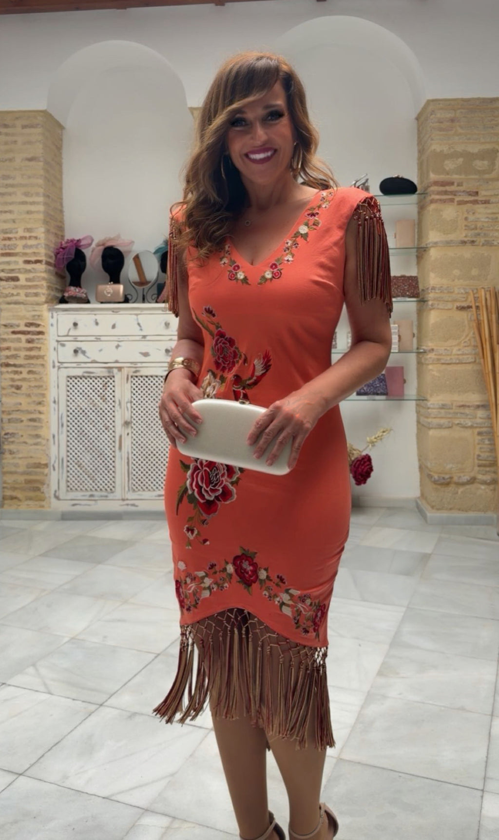 Vestido Soleá Naranja
