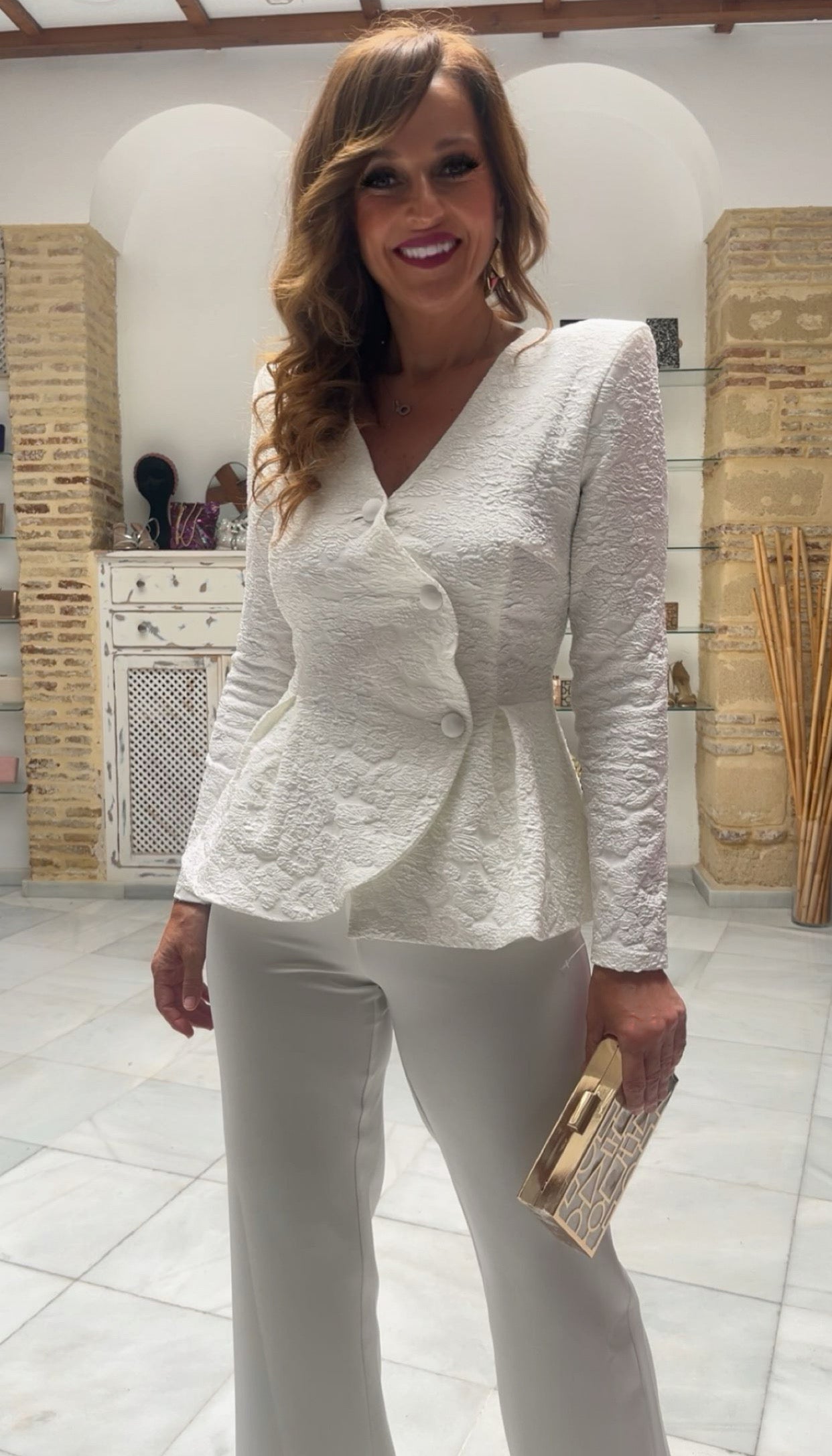 Conjunto Luna Blanco
