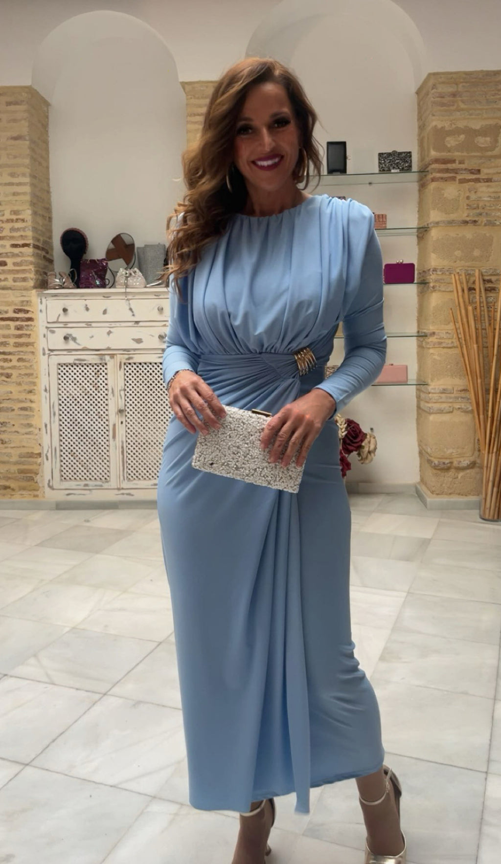 Vestido Daniela Celeste