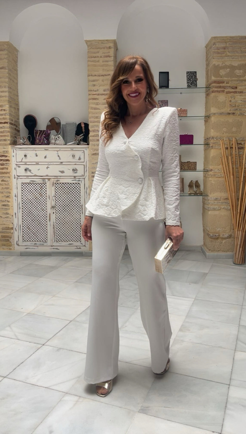 Conjunto Luna Blanco