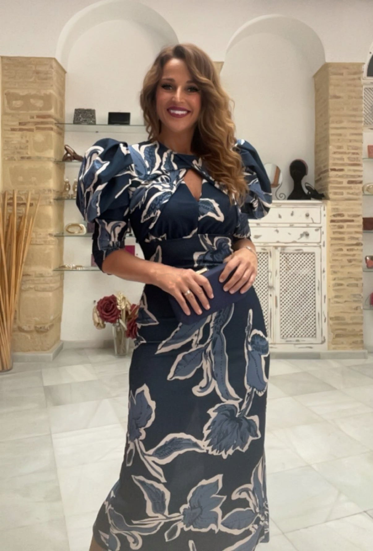 Vestido Martina Azul