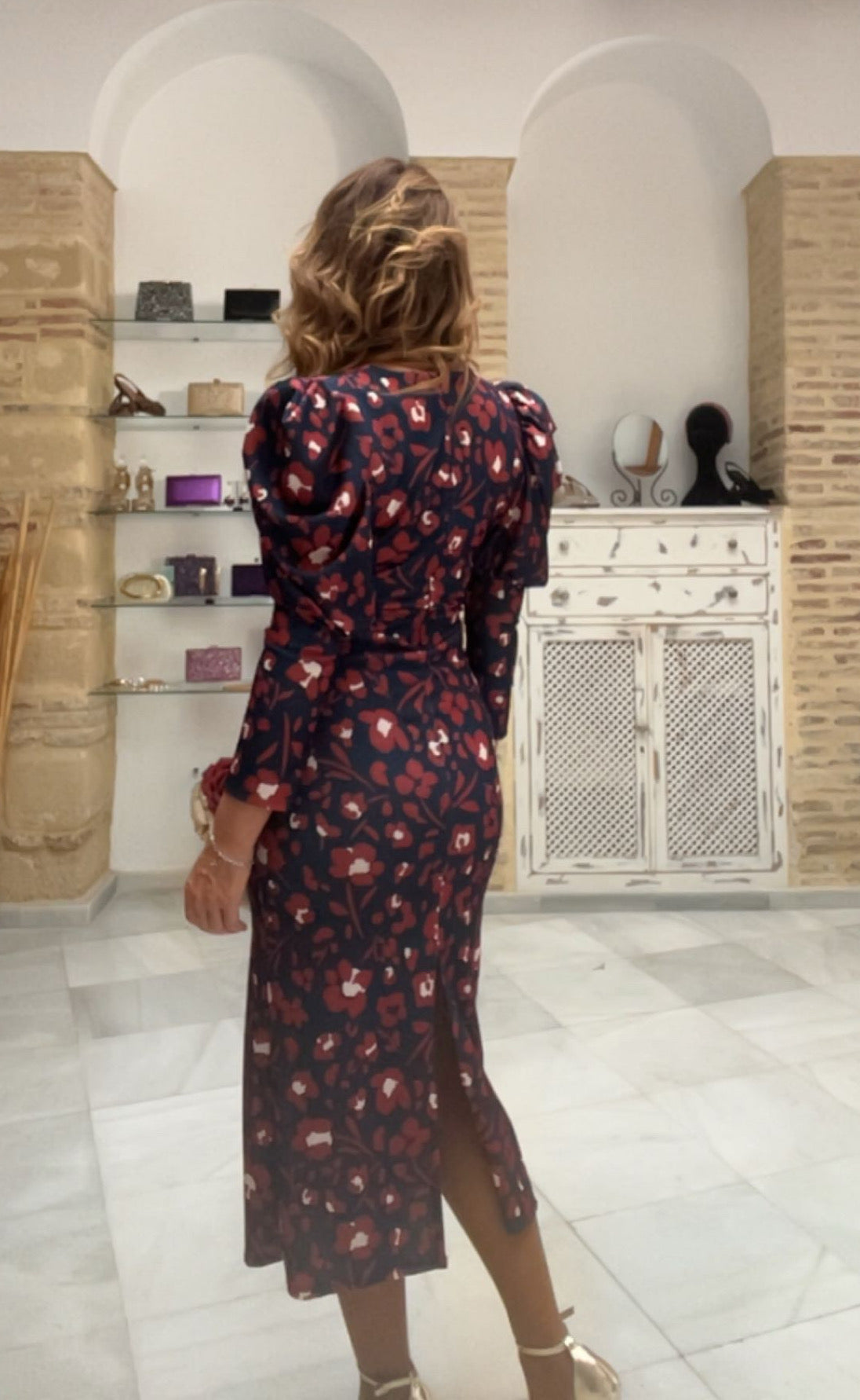 Vestido Layla Azul Marino