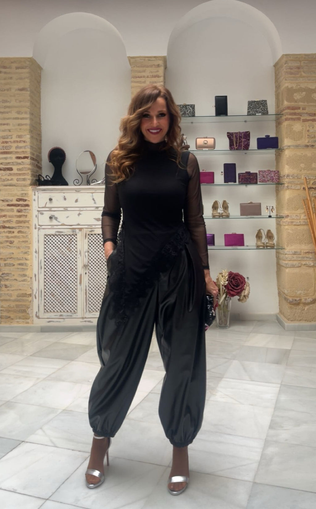 Pantalón Bombacho Polipiel