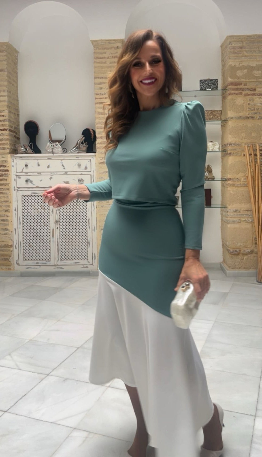 Conjunto Lorena Verde Empolvado