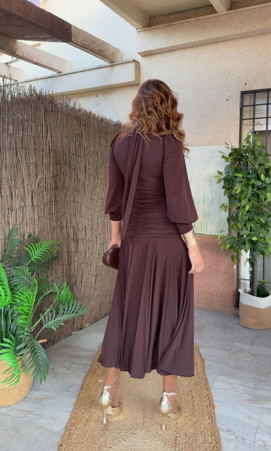 Vestido Inés Chocolate