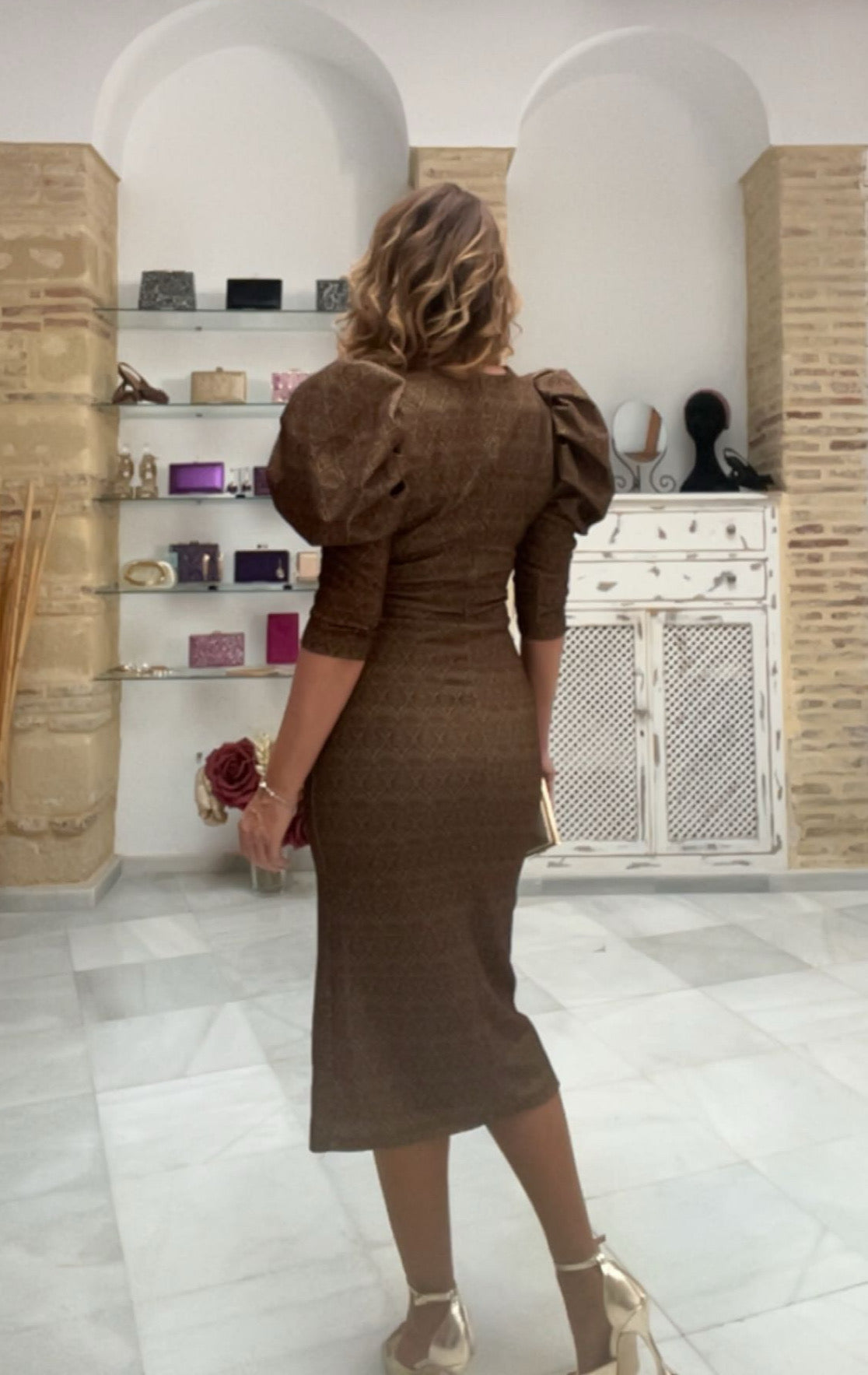 Vestido Hana Marrón