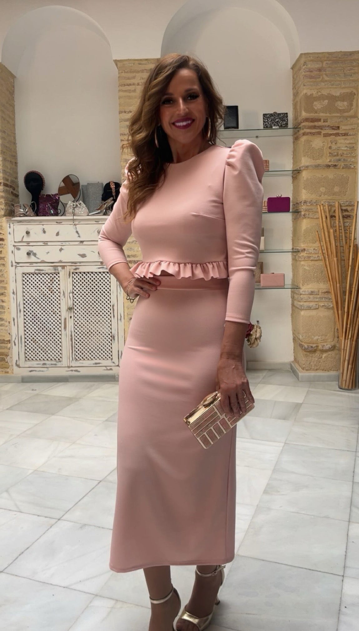 Conjunto Natalia Rosa