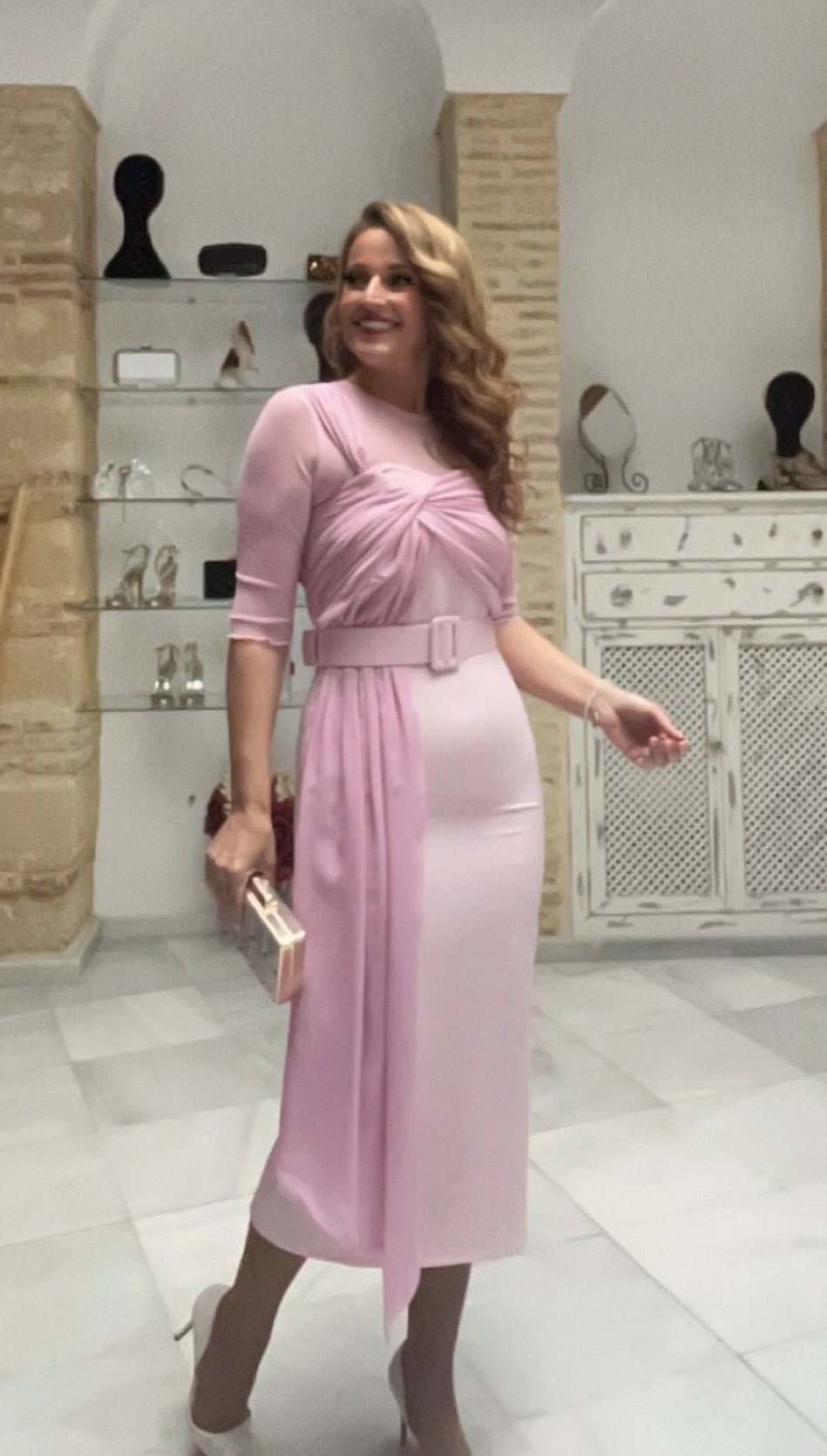 Vestido Alegría Rosa