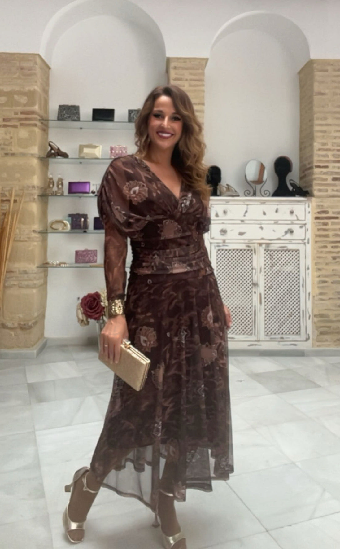Vestido Altea Marrón