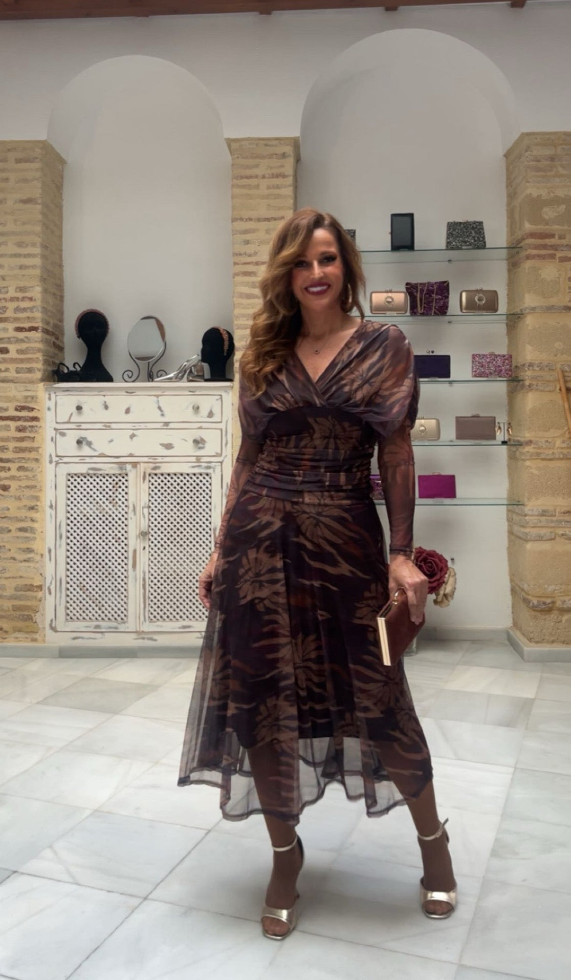 Vestido Altea Marrón