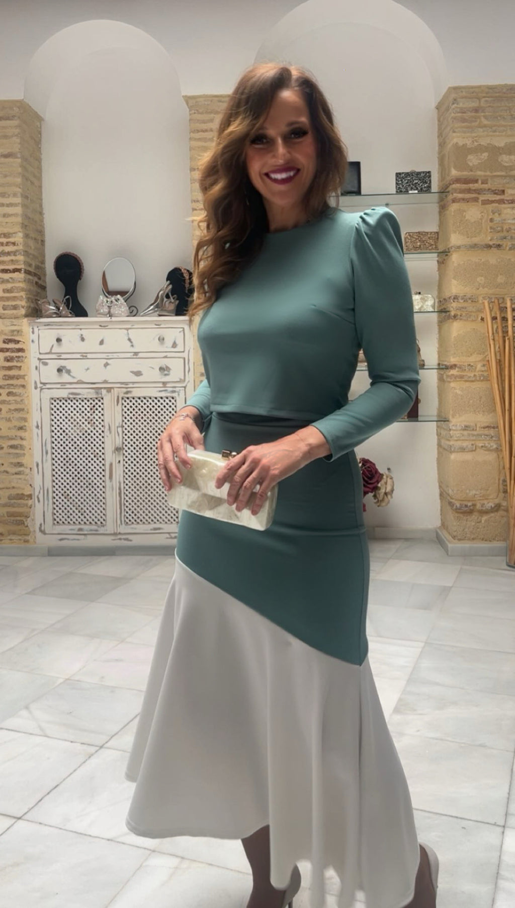 Conjunto Lorena Verde Empolvado