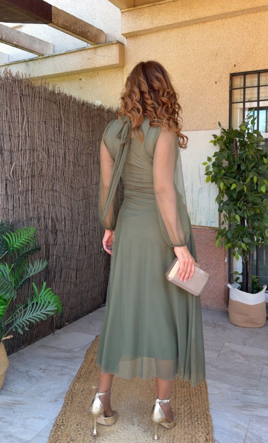 Vestido Julia Verde Caza