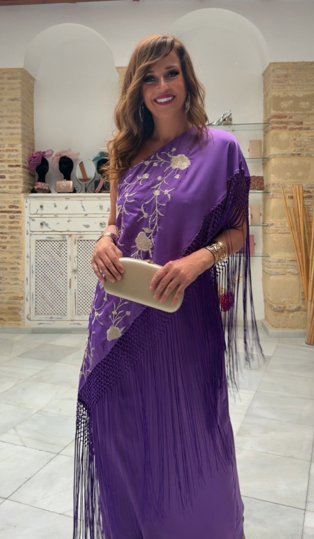 Vestido Manilva Morado