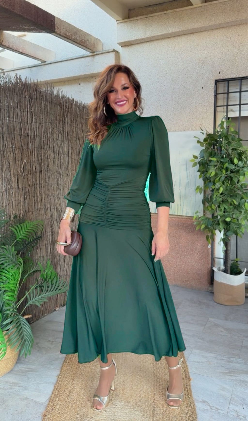 Vestido Inés Verde