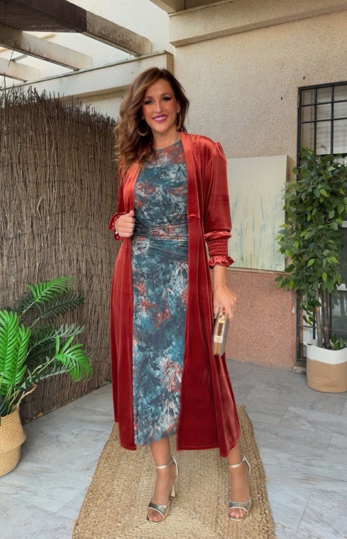 Kaftan Largo Terciopelo
