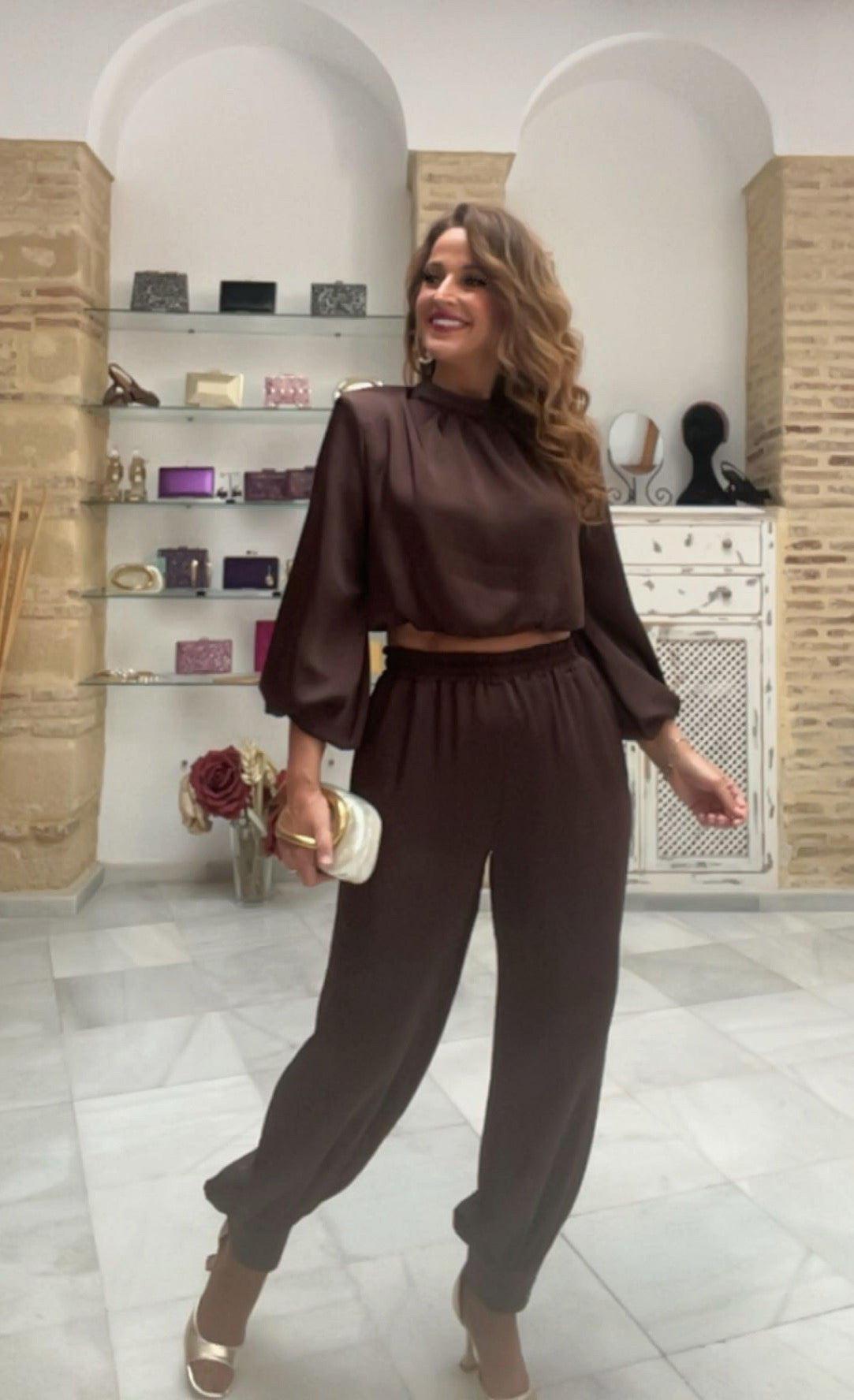 Pantalón Vanessa Marrón