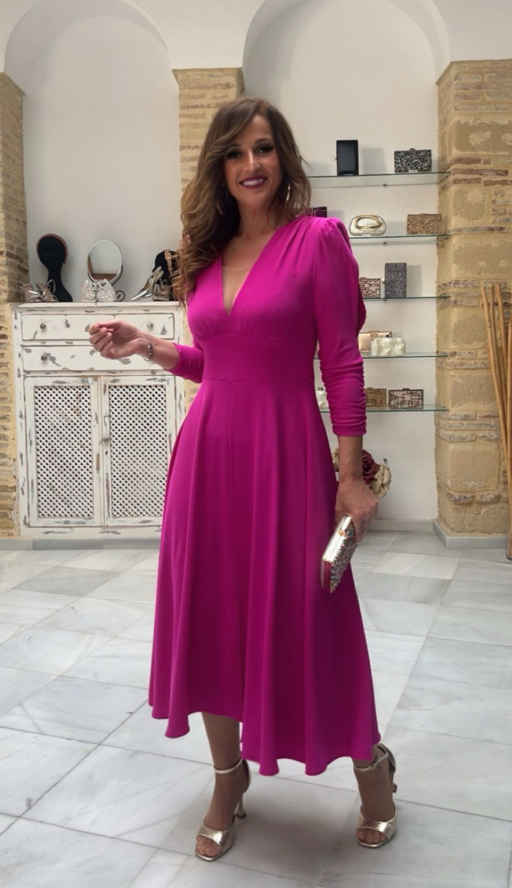 Vestido Vera Buganvilla