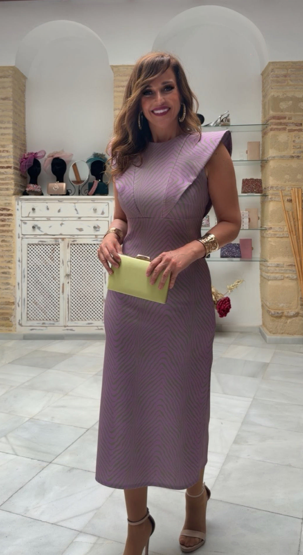Vestido Aranza Malva