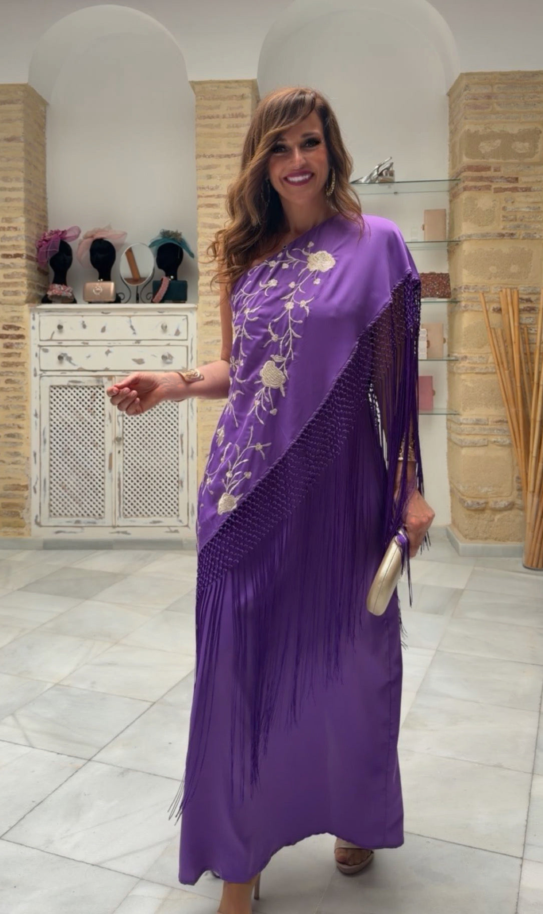 Vestido Manilva Morado