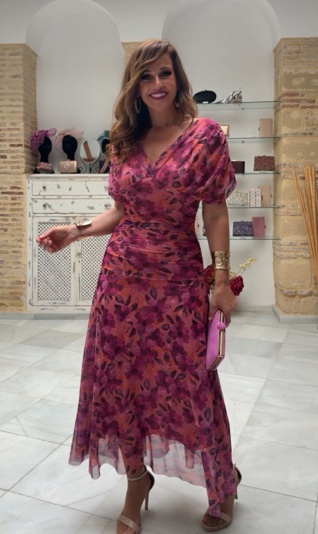 Vestido Lua Buganvilla