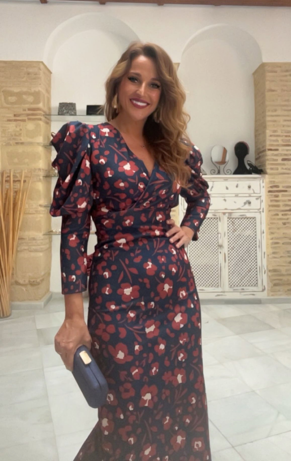 Vestido Layla Azul Marino