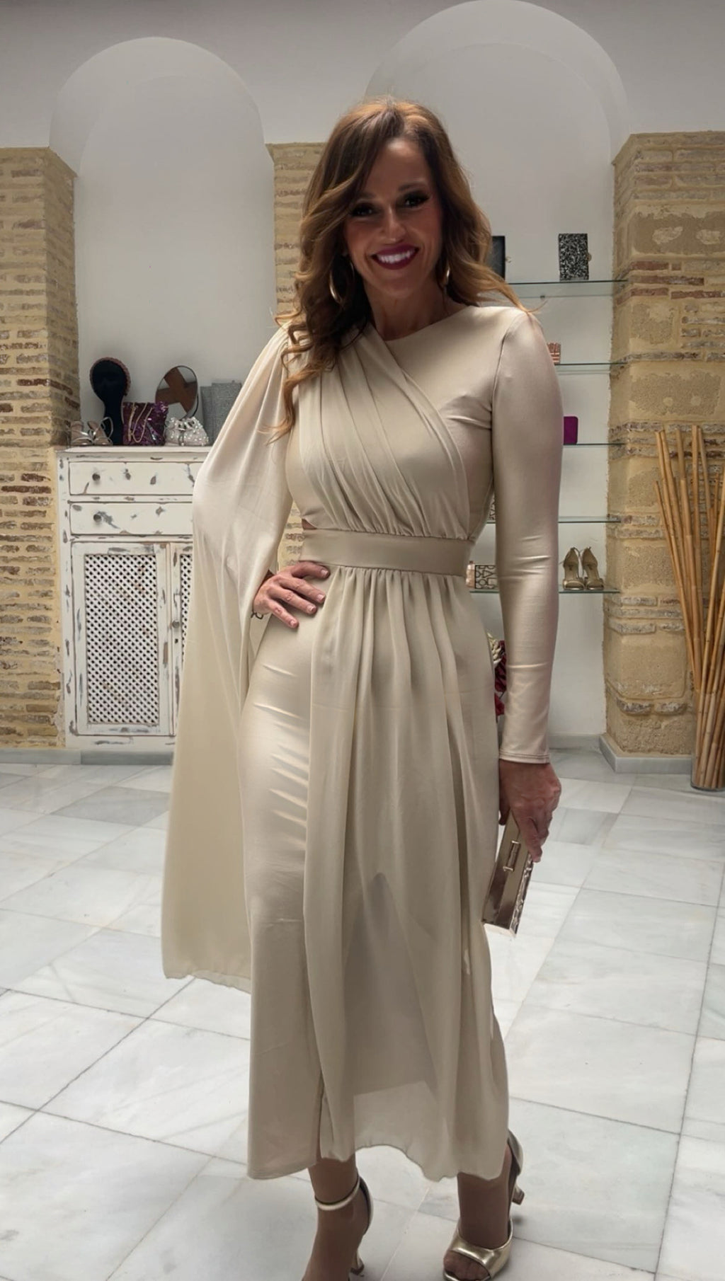 Vestido Nazaret Beige