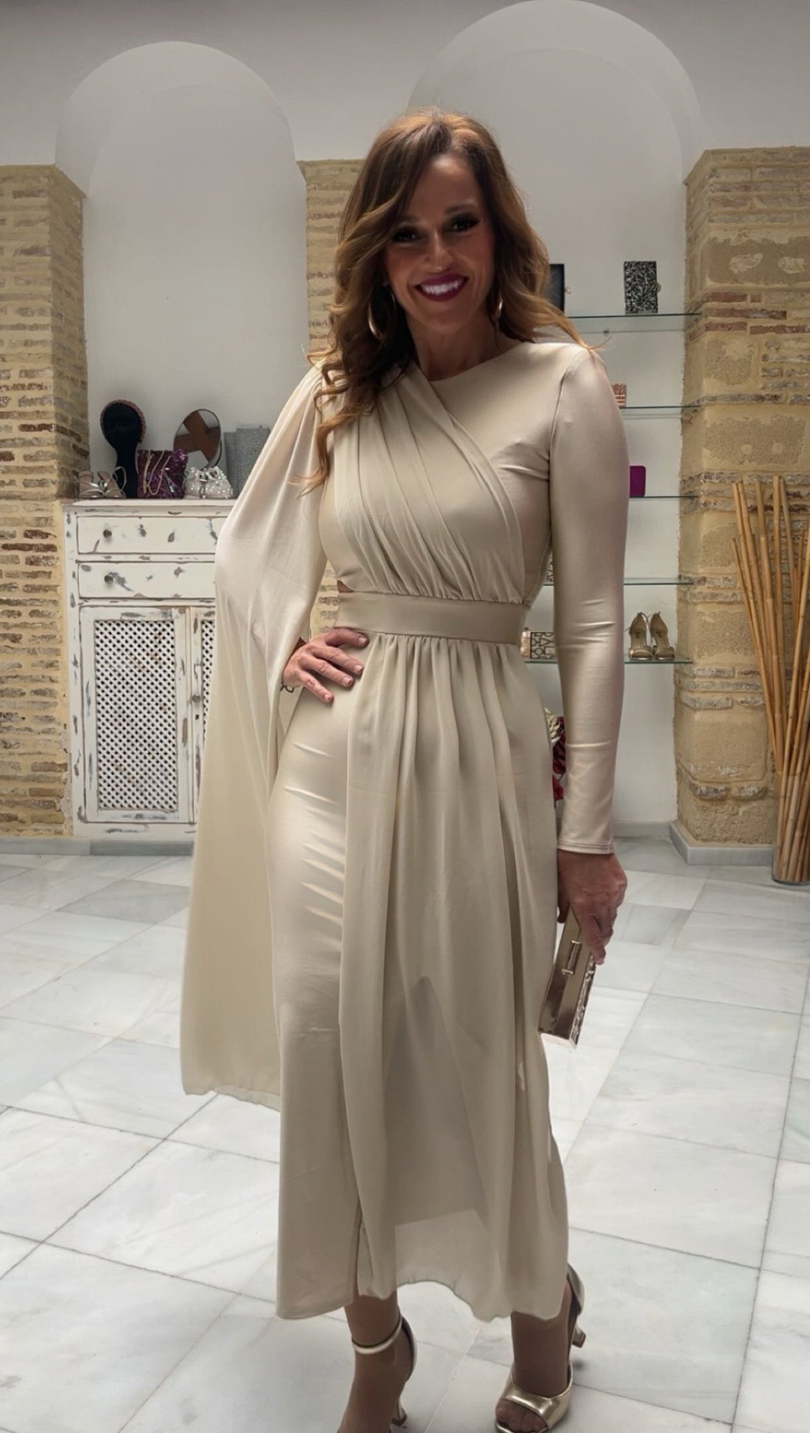 Vestido Nazaret Beige