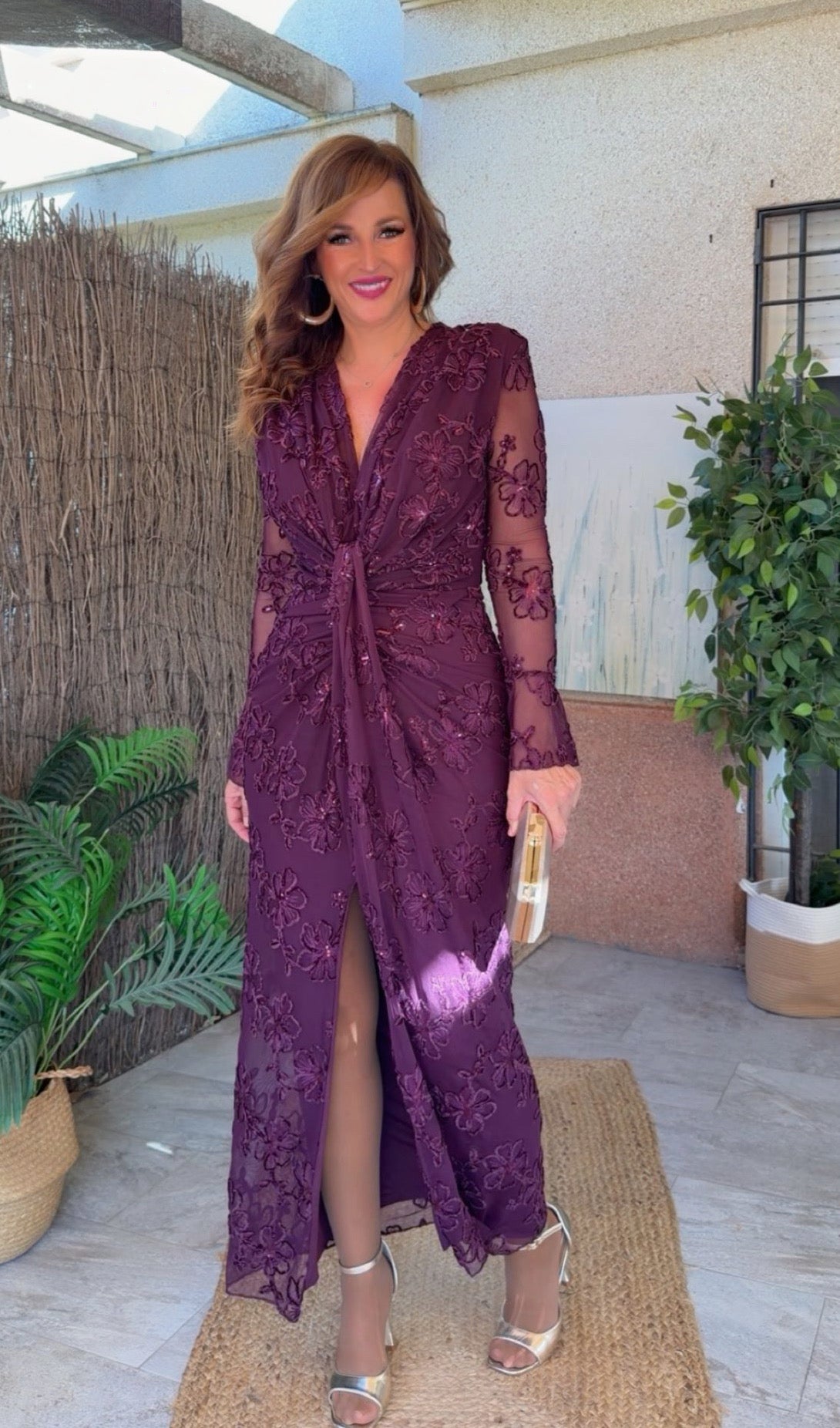 Vestido Ofelia Berenjena