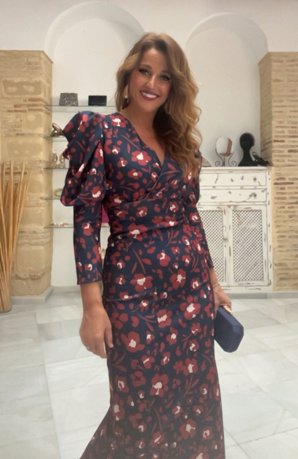 Vestido Layla Azul Marino