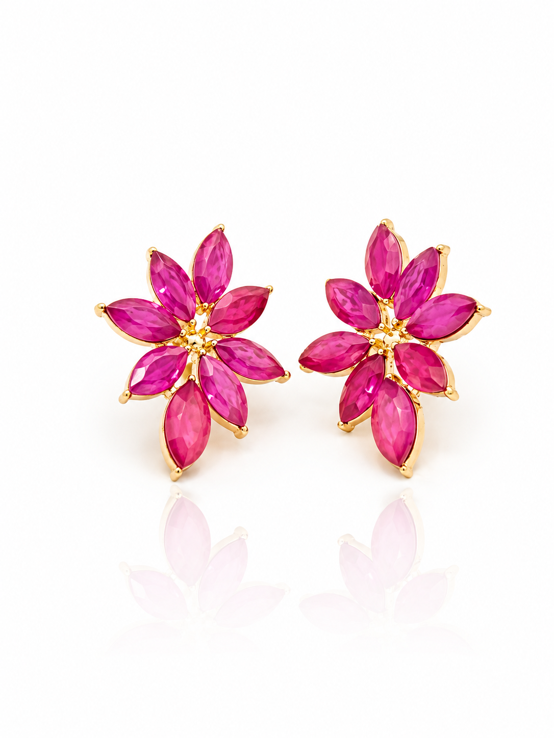 Pendientes Fucsia
