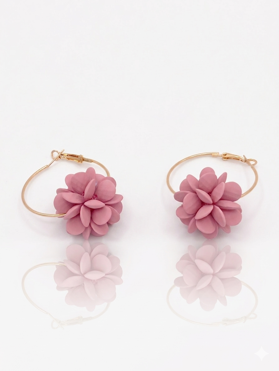 Pendiente Rosa