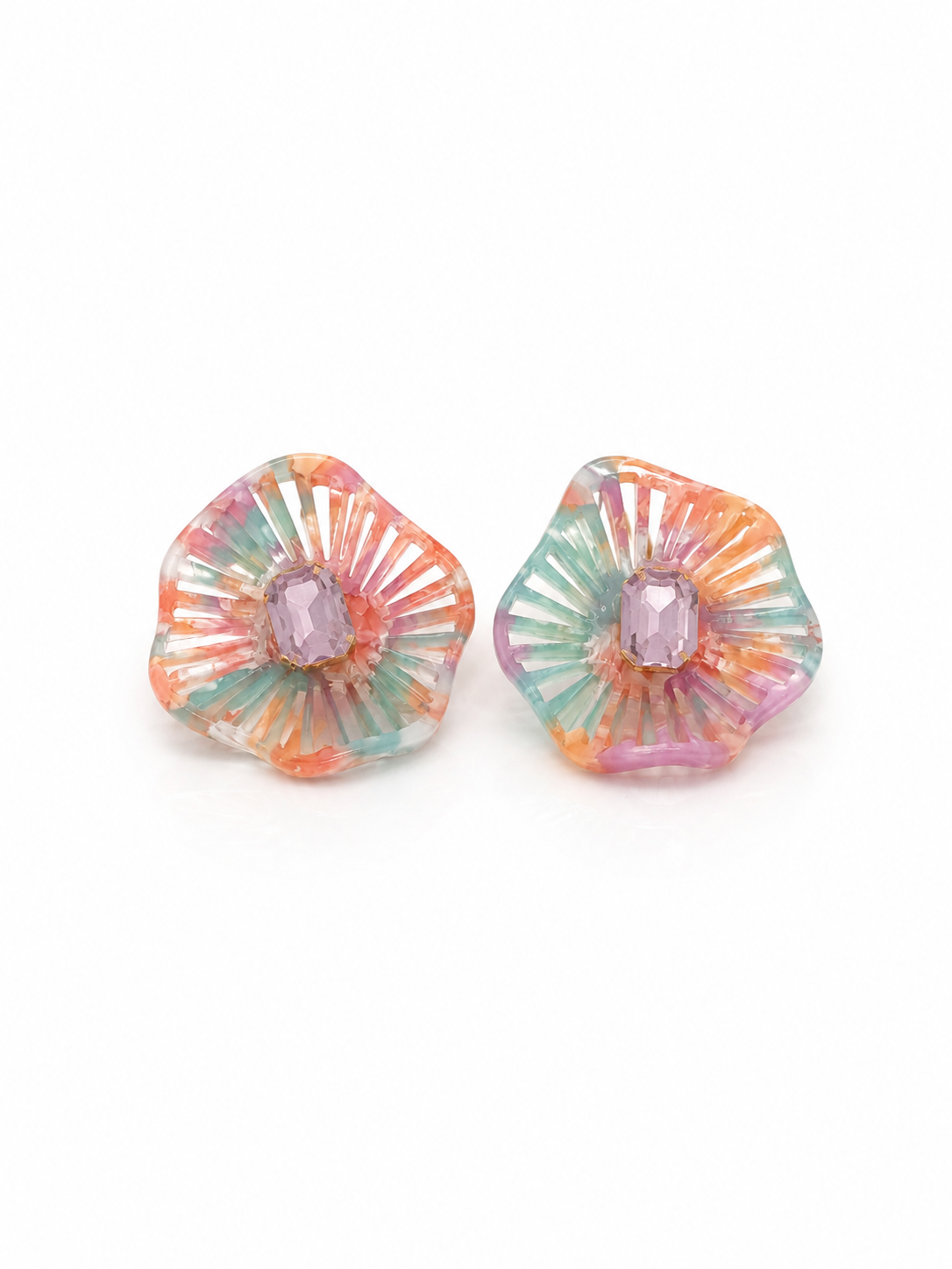 Pendiente nectar Multicolor